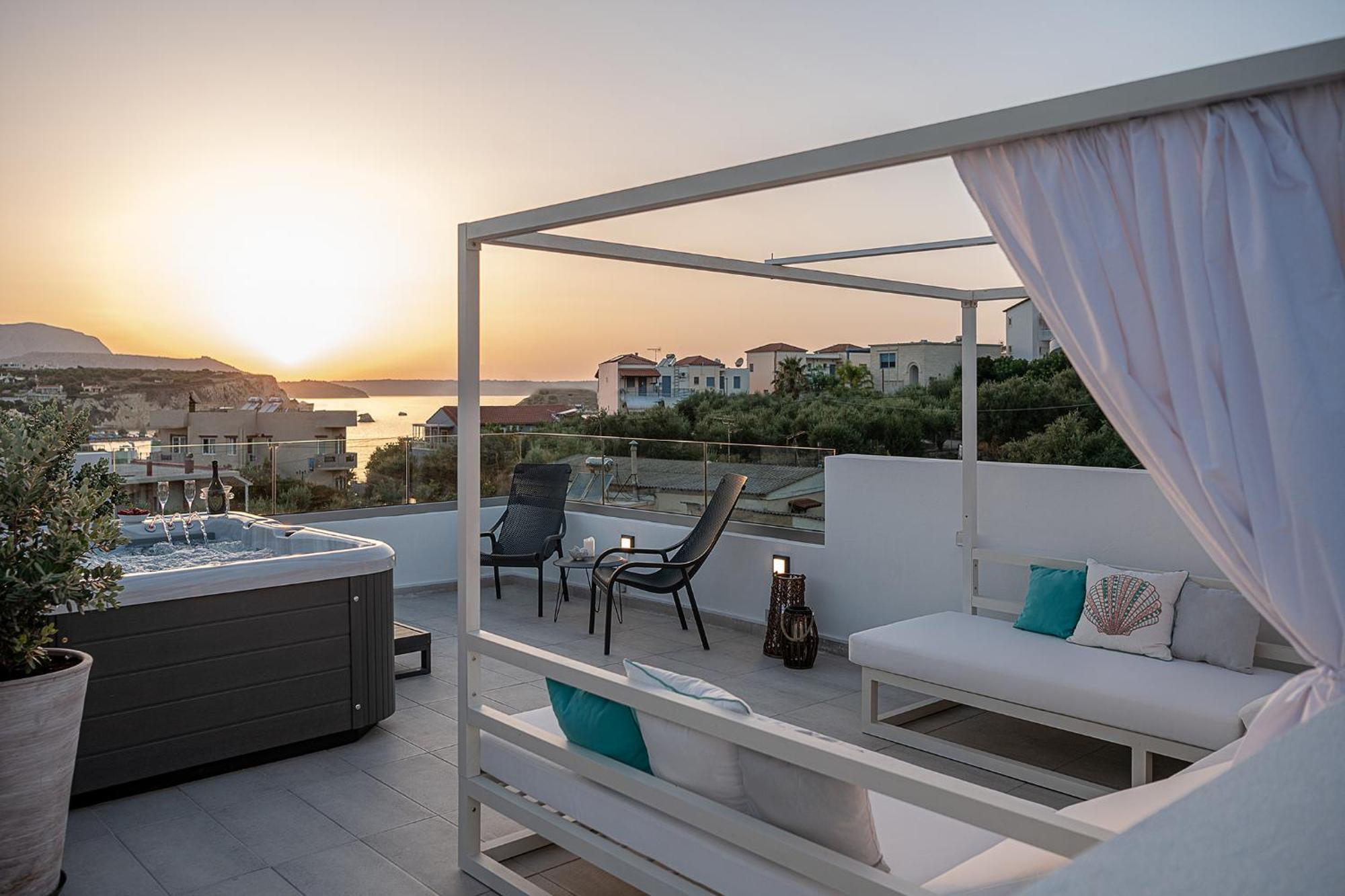 Avrilia Seaside Villa Heated Pool Almirída Ngoại thất bức ảnh