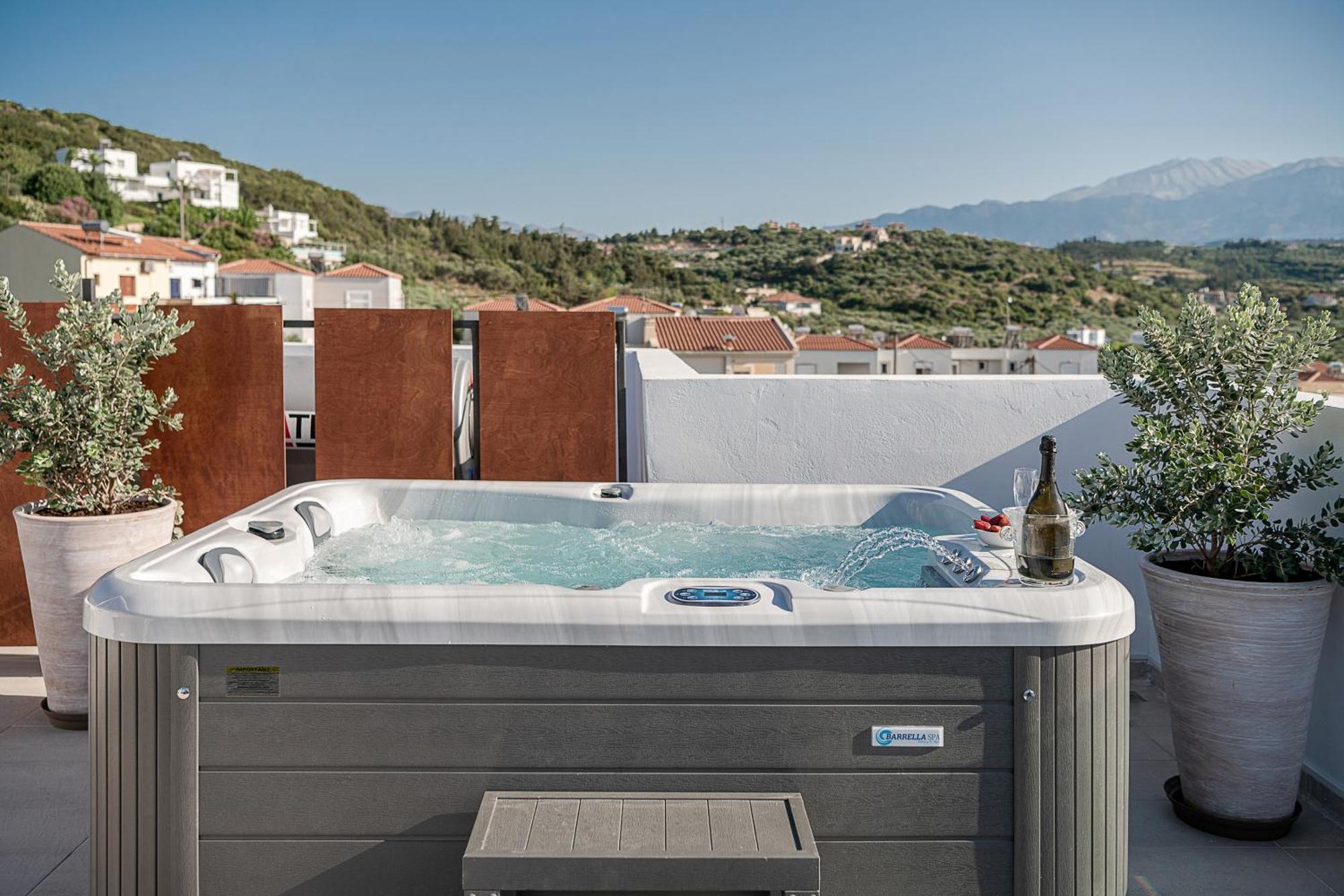 Avrilia Seaside Villa Heated Pool Almirída Ngoại thất bức ảnh